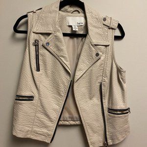 Faux leather Vest